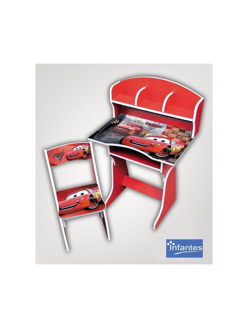 Infates Table And Chair Set Cars Red
